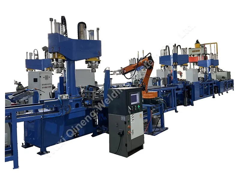 LPG cylinder polishing machine